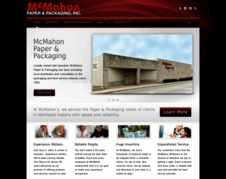Mcmahonpaperandpackaging.com thumbnail