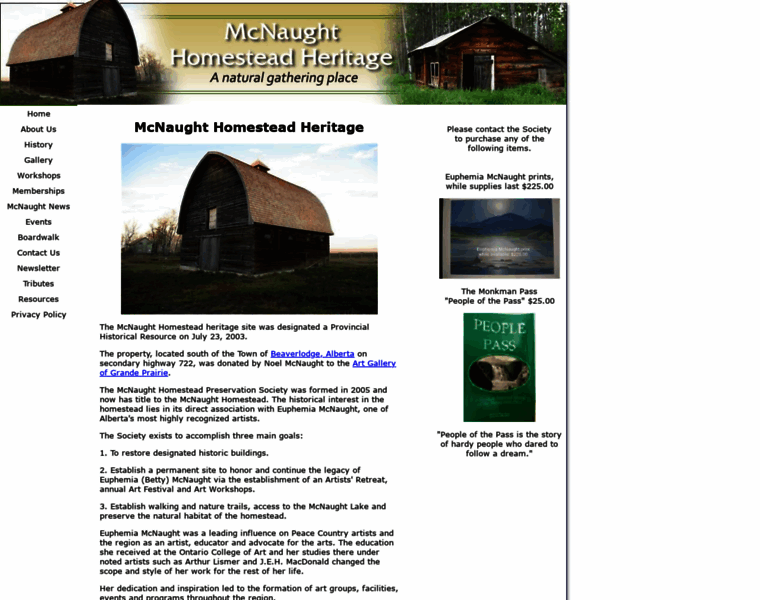 Mcnaught-homestead-heritage.com thumbnail