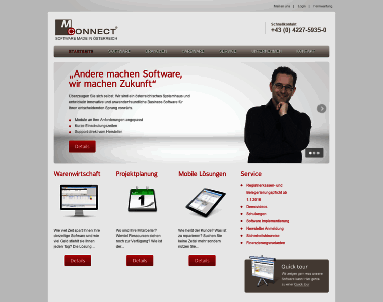 Mconnect-software.at thumbnail