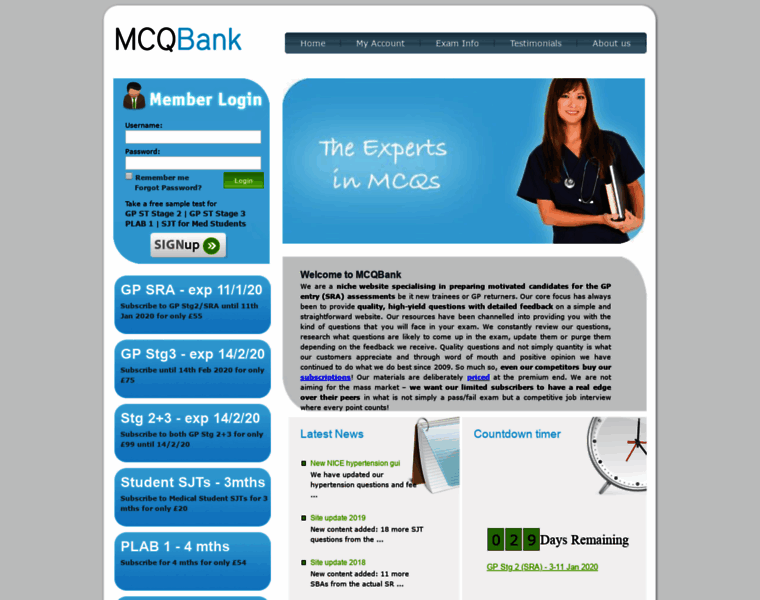 Mcqbank.co.uk thumbnail