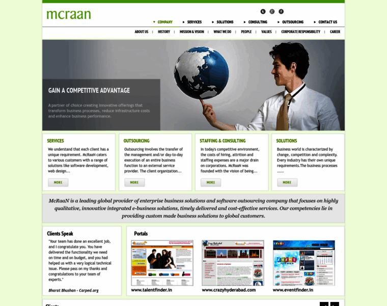Mcraan.com thumbnail