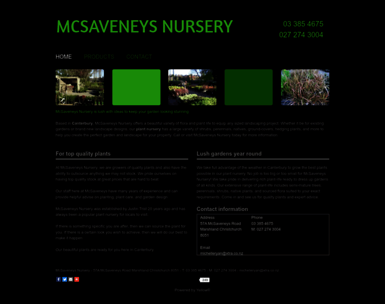 Mcsaveneysnursery.co.nz thumbnail