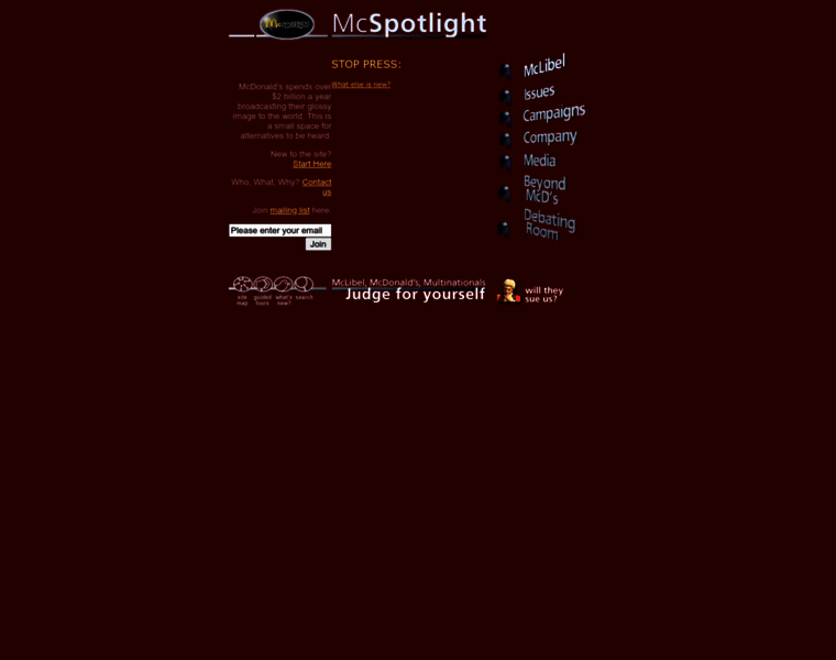 Mcspotlight.org thumbnail