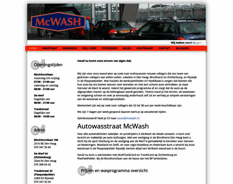 Mcwash.nl thumbnail