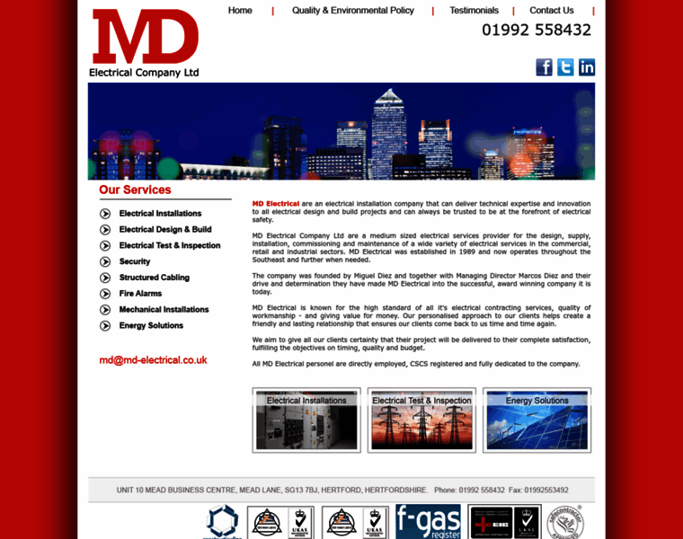 Md-electrical.co.uk thumbnail