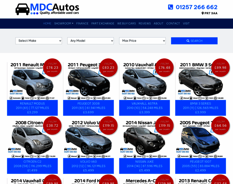 Mdc-autos.co.uk thumbnail