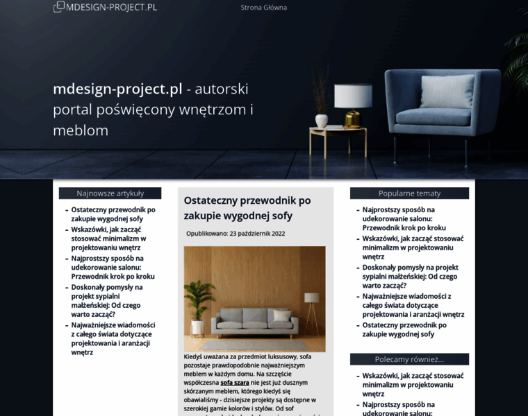 Mdesign-project.pl thumbnail