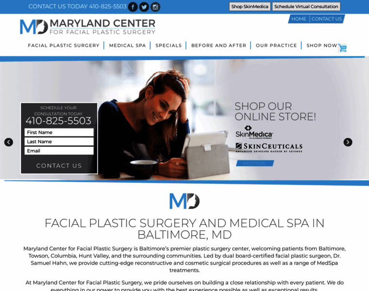 Mdfacialplasticsurgery.com thumbnail