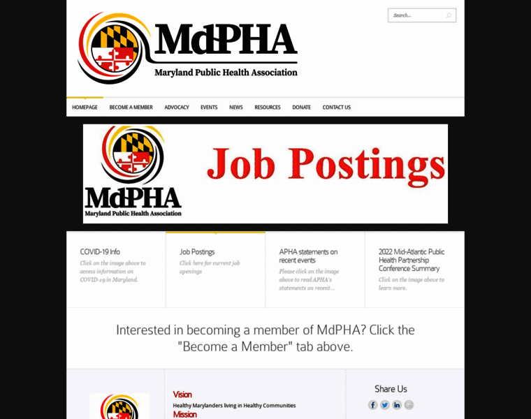 Mdpha.org thumbnail
