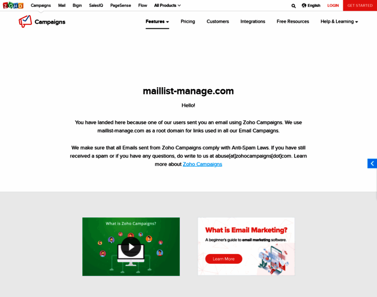 Me.maillist-manage.com thumbnail