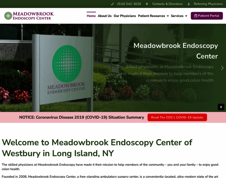 Meadowbrookendoscopy.com thumbnail