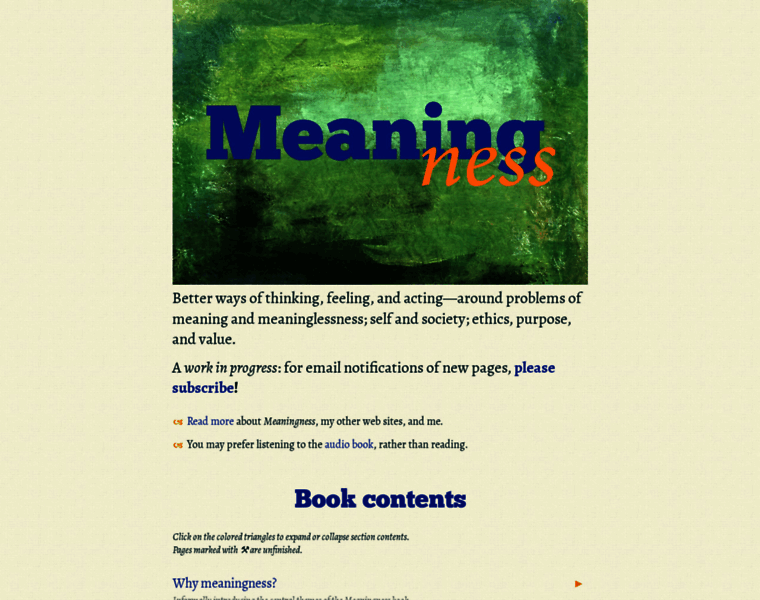 Meaningness.com thumbnail