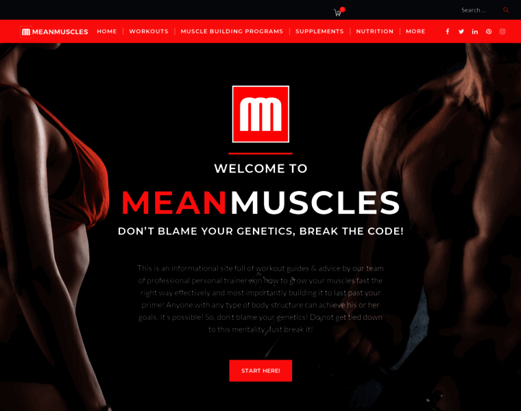 Meanmuscles.com thumbnail