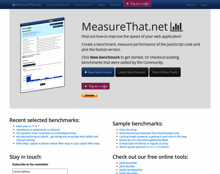 Measurethat.net thumbnail