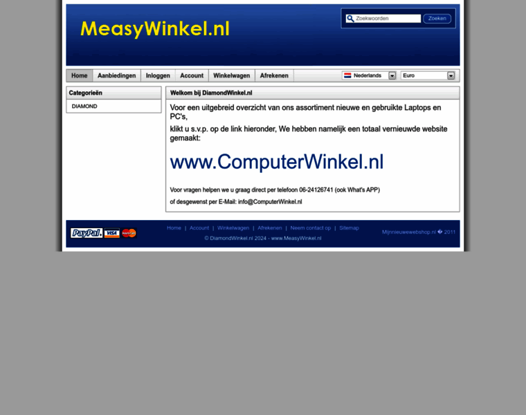 Measywinkel.nl thumbnail