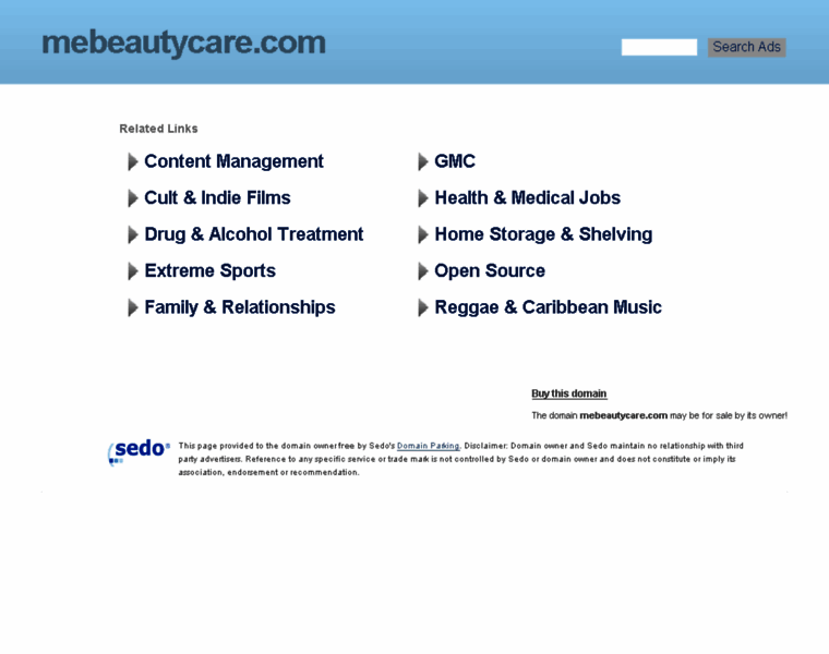 Mebeautycare.com thumbnail