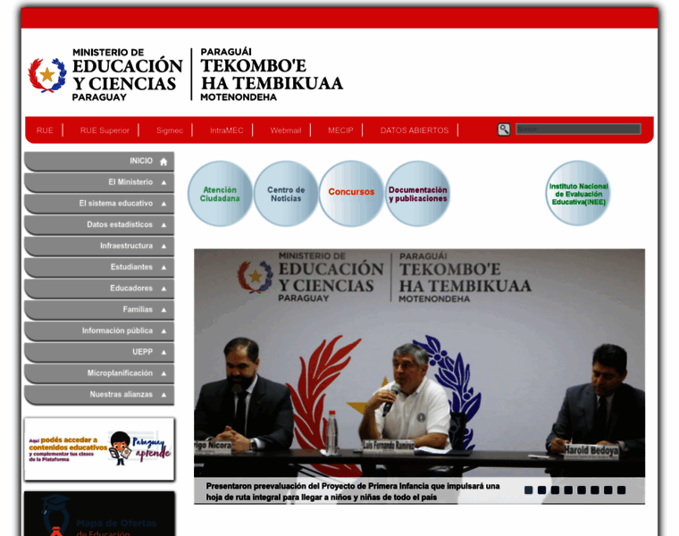 Mec.gov.py thumbnail