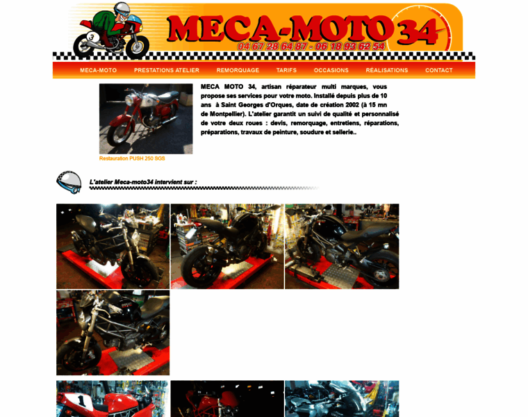 Meca-moto34.com thumbnail
