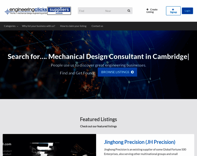 Mechanicaldesigndirectory.com thumbnail
