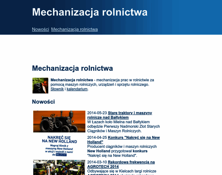 Mechanizacjarolnictwa.pl thumbnail
