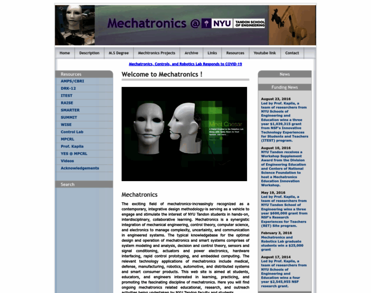 Mechatronics.poly.edu thumbnail