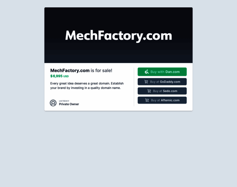 Mechfactory.com thumbnail