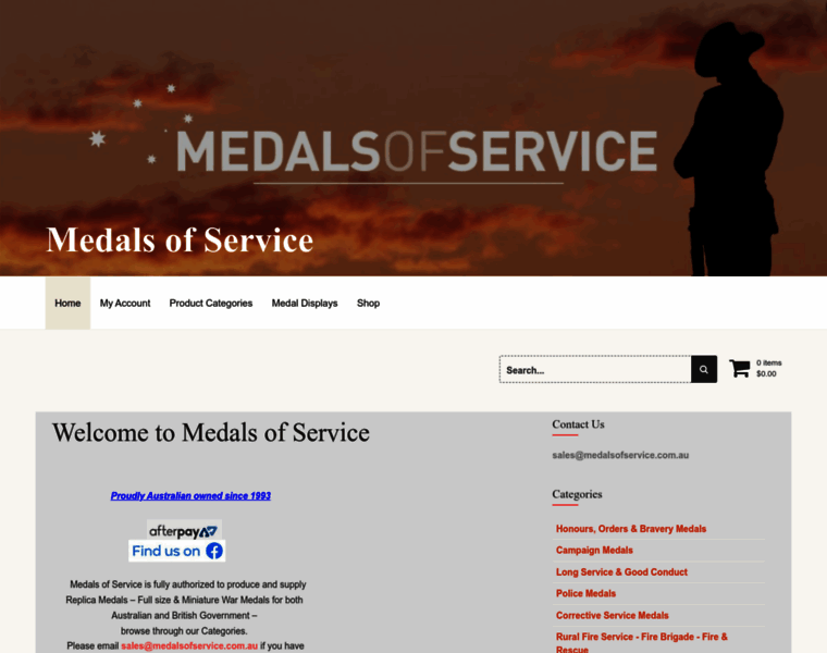 Medalsofservice.com.au thumbnail