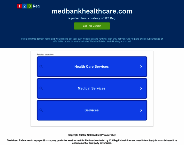 Medbankhealthcare.com thumbnail