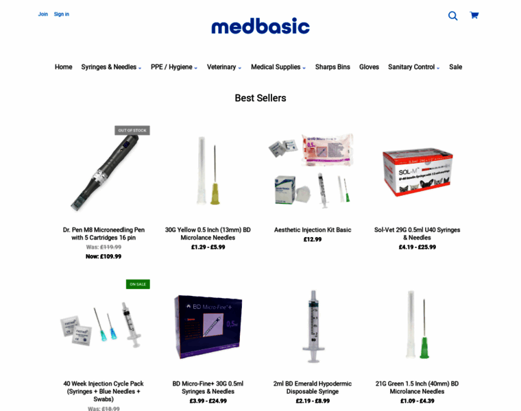 Medbasic.co.uk thumbnail