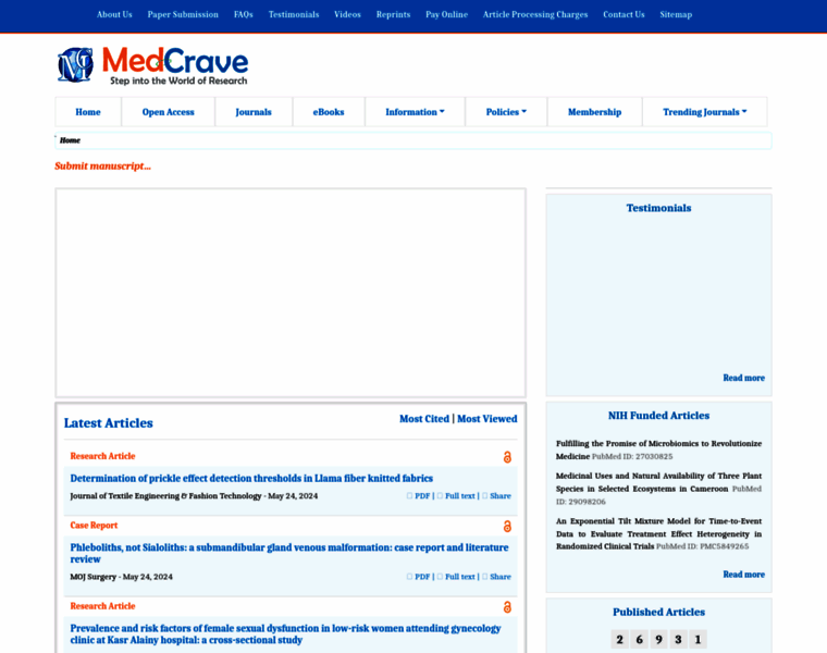 Medcraveonline.com thumbnail