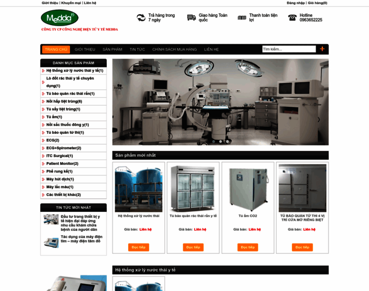 medda.com.vn at WI. Trang chủ - CÔNG TY CP CÔNG NGHỆ ĐIỆN TỬ Y TẾ MEDDA