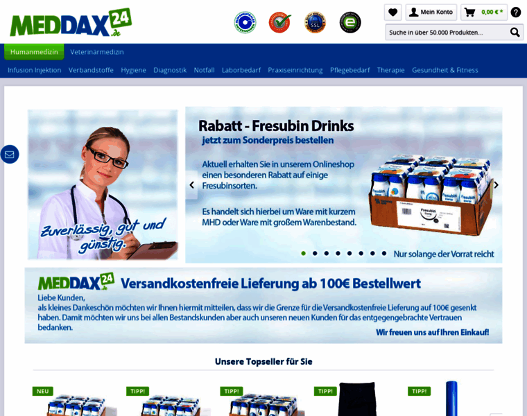 Meddax.com thumbnail