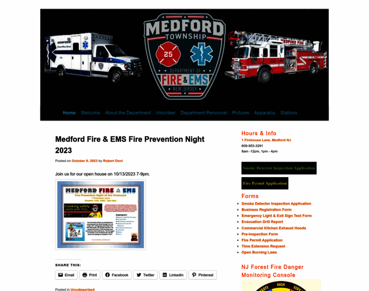 Medfordfire.org thumbnail