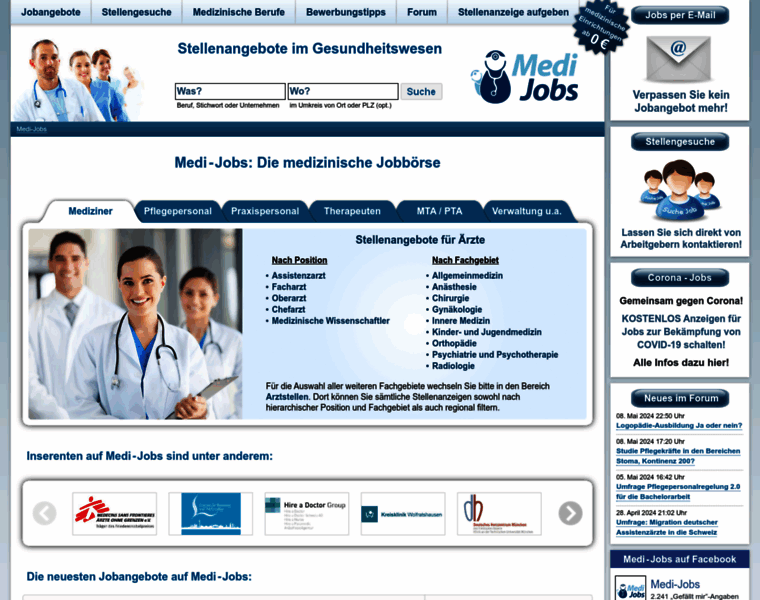 Medi-jobs.de thumbnail