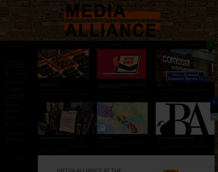 Media-alliance.org thumbnail