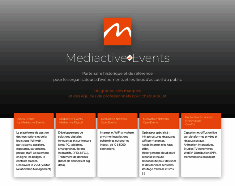 Mediactive-events.com thumbnail