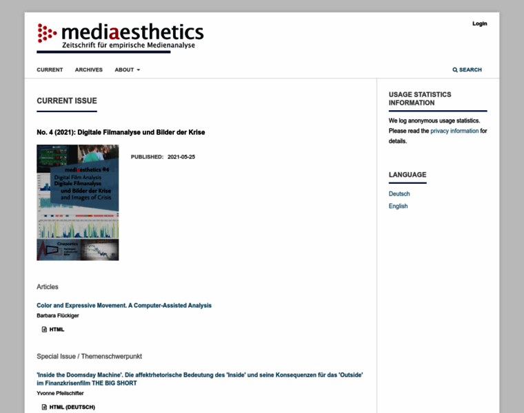 Mediaesthetics.org thumbnail