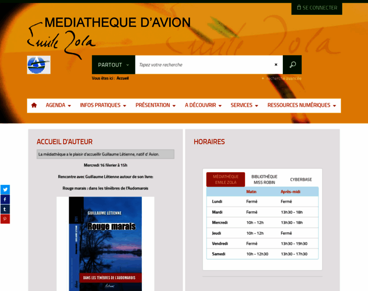 Mediatheque-avion.fr thumbnail