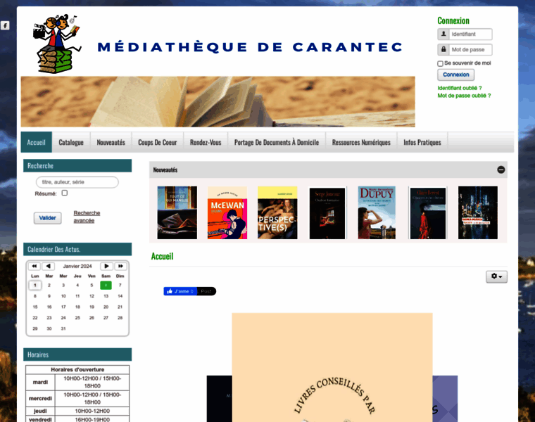 Mediatheque-carantec.fr thumbnail