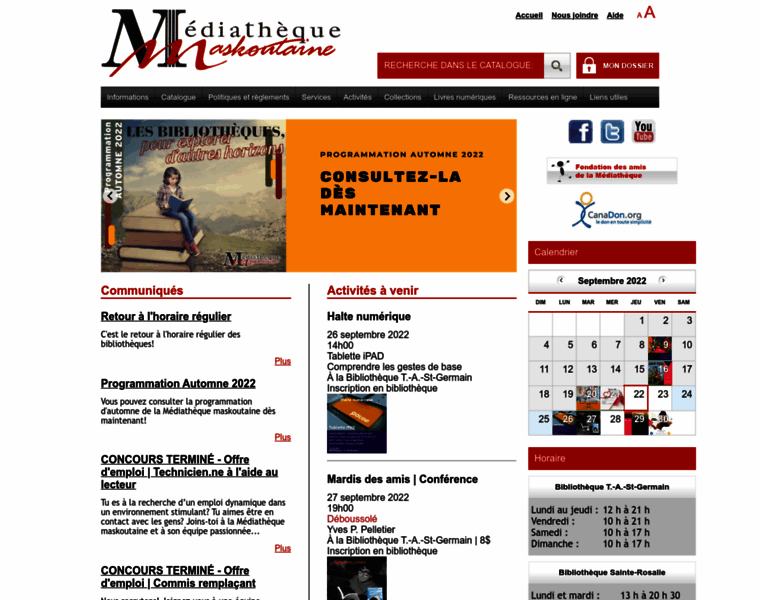 Mediatheque.qc.ca thumbnail