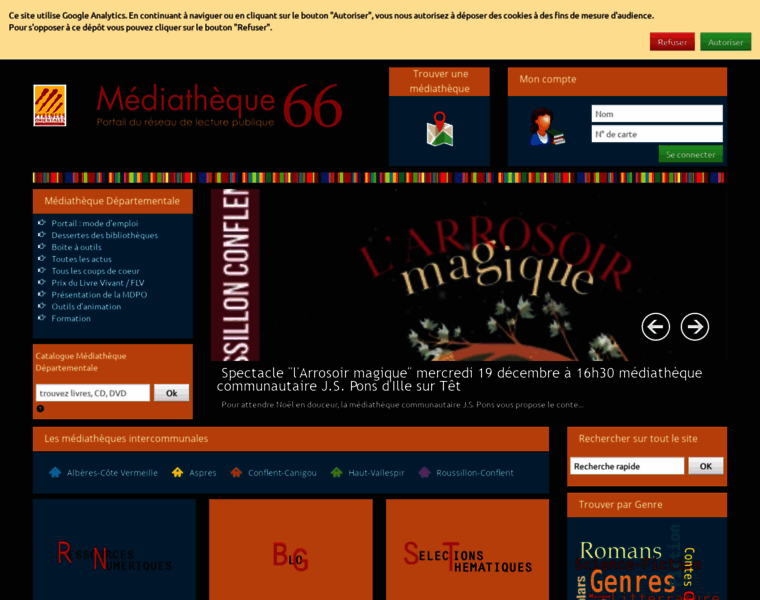 Mediatheque66.fr thumbnail