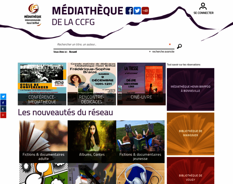 Mediathequesccfg.fr thumbnail