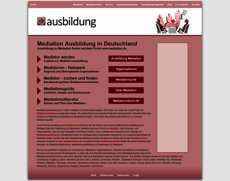 Mediationsausbildung-finden.de thumbnail
