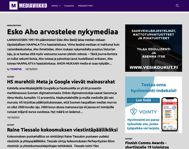 Mediaviikko.fi thumbnail