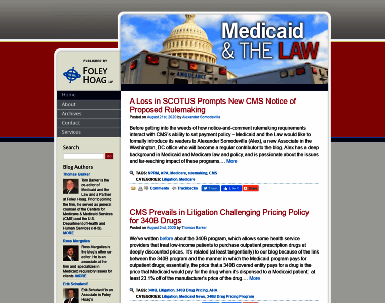 Medicaidandthelaw.com thumbnail