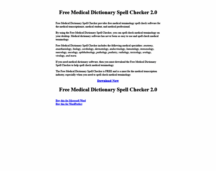 Medical-dictionary-software.com thumbnail