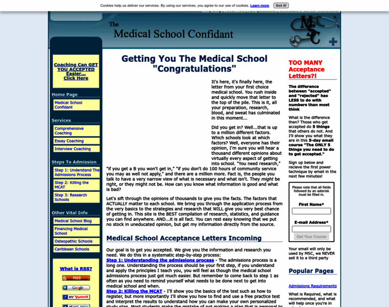 Medical-school-confidant.com thumbnail