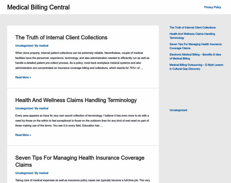 Medicalbillingcentral.net thumbnail