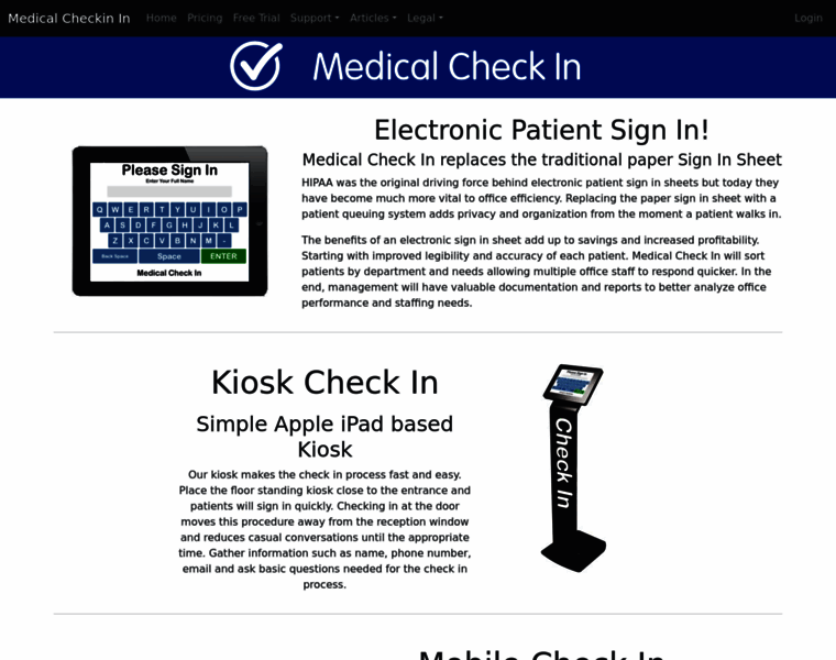 Medicalcheckin.com thumbnail