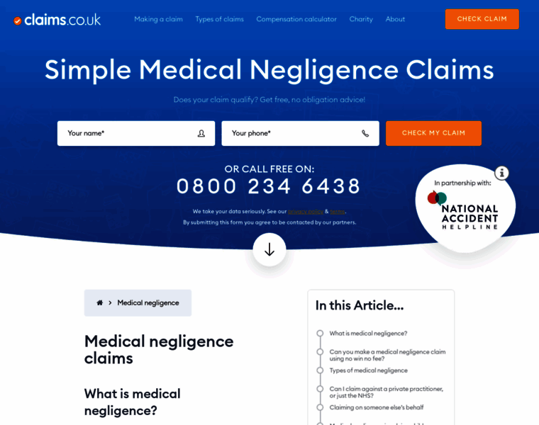 Medicalclaims.co.uk thumbnail